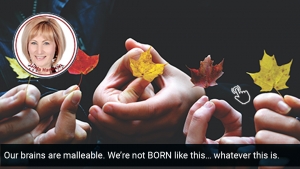 Our brains are malleable. We’re not BORN like this… whatever this is